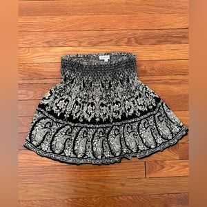 NWOT Patrons of Peace Boho Floral Skirt